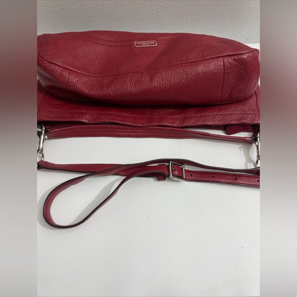 Coach Park Hobo bag Color Red wine F23293 - Picture 6 of 10